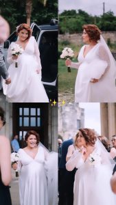 ახალი კადრები ნანუკა გულუას და კახა კაშიას ქორწილიდან