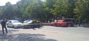 გორში წმინდაწყალზე 4 მანქანა ერთმანეთს შეეჯახა