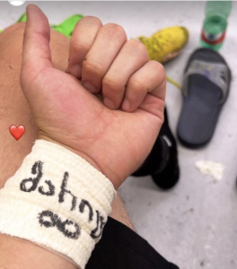 „მარიტა“ - ხვიჩა კვარაცხელიას ხელის სამაჯური მატჩზე