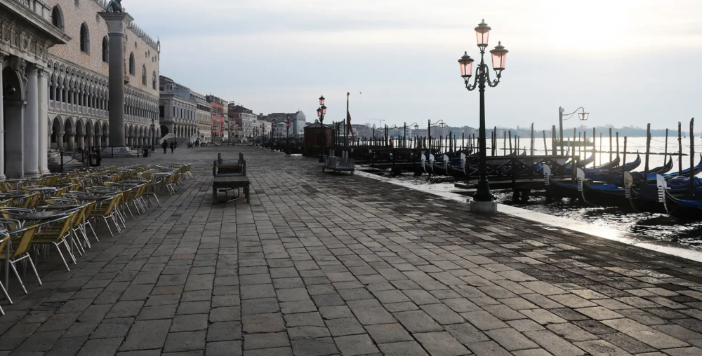 კორონავირუსი - ფოტოები დაცარიელებული იტალიიდან კარანტინის შემდეგ