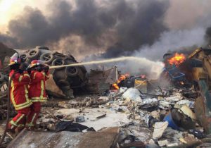 (PHOTOS-VIDEO) საშინელი აფეთქება ბეირუთში - გარდაცვლილთა რიცხვი 100-მდე გაიზარდა