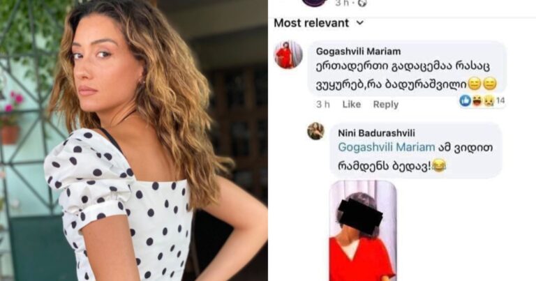 ნინი ბადურაშვილი ბოდიშს იხდის