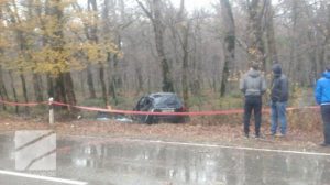 (ფოტო) დაღუპულია 16 წლის მოზარდი და მისი მშობლები - შემზარავი ავარია ბაღდათი-ქუთაისის გზაზე