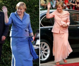 (ფოტოები) მერკელიდან მაკრონამდე: პირველი ლედების მოდური კონფუზები, რისთვისაც ყველა მათგანს რცხვენია