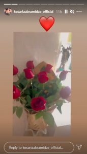 "საჩუქრები არ წყდება..." - როგორ ანებივრებენ კესარია აბრამიძეს