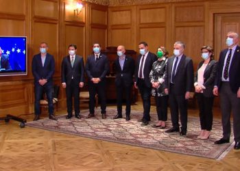 პრეზიდენტის სასახლეში შარლ მიშელის დოკუმენტზე ხელმოწერა გაფორმდა