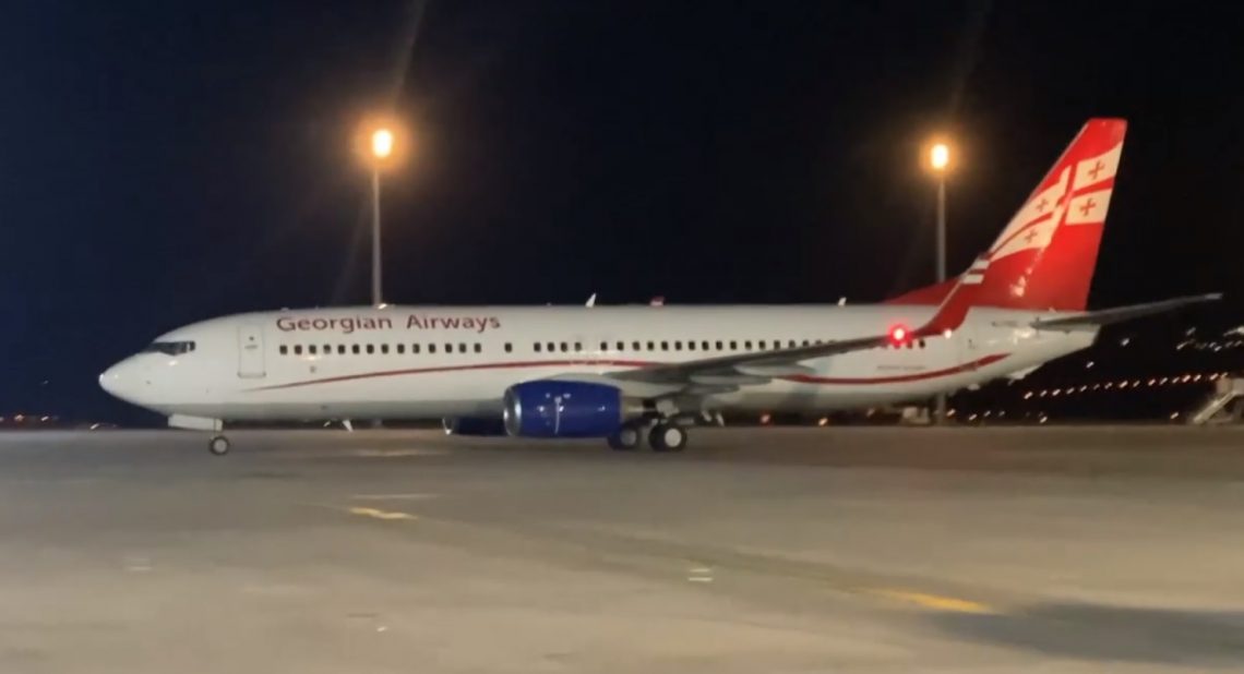 (VIDEO) Georgian Airways -მა თელ-ავივიდან რეისი შეასრულა