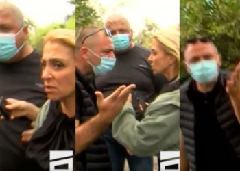 (ვიდეო) “ნაბო*ვარო… შენ ხარ ადამიანი, რომელშიც ჩასახლებულია ეშმაკი” –  ჟურნალისტ ემა გოგოხიას და ოპერატორს “ოცნების” შტაბის წევრები დაუპირისპირდნენ