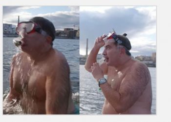 (ვიდეო)”ორჯერ დაკაკუნების დროს ეგრევე მიშა ამოდისო” – მიხეილ სააკაშვილმა ამოყვინთა