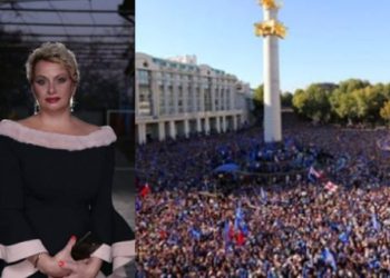 დღეს ამ ზღვაში უნდა შევცუროთ, რომ გავიდეთ ნაპირზე, სადაც არ არიან ნაცები, პაჭა-პუჭა მედროვე ვირთხები, პორტირებული მოღალატეები, ჯიბის ჟურნალისტები! – მოროშკინა