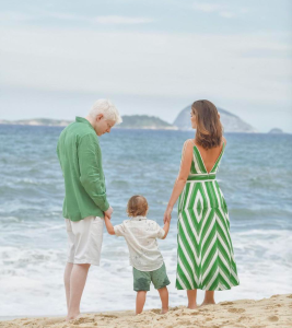 ბერა ივანიშვილი შვილთან და მეუღლესთან ერთად ბრაზილიაში ისვენებს