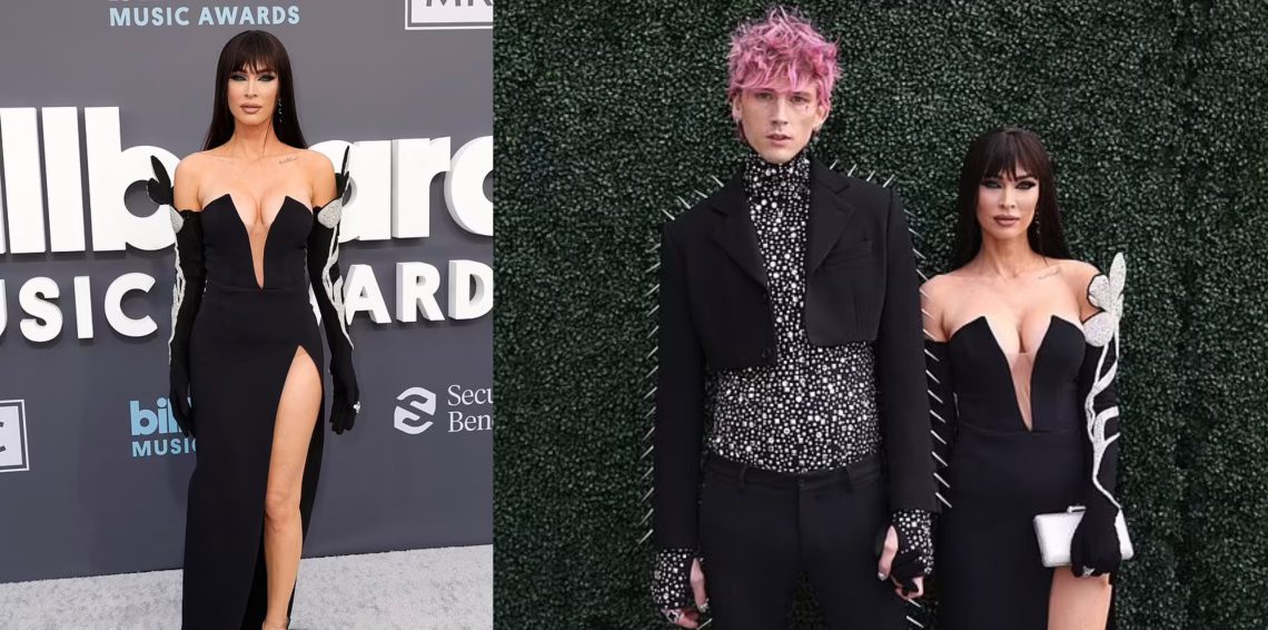 მეგან ფოქსი დევიდ კომას კაბით Billboard 2022-ის წითელ ხალიჩაზე