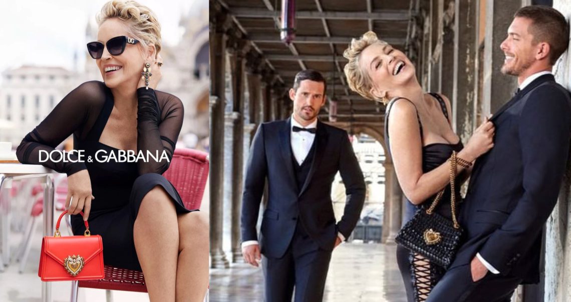 64 წლის შერონ სტოუნი Dolce & Gabbana-ს უახლეს კამპანიაში