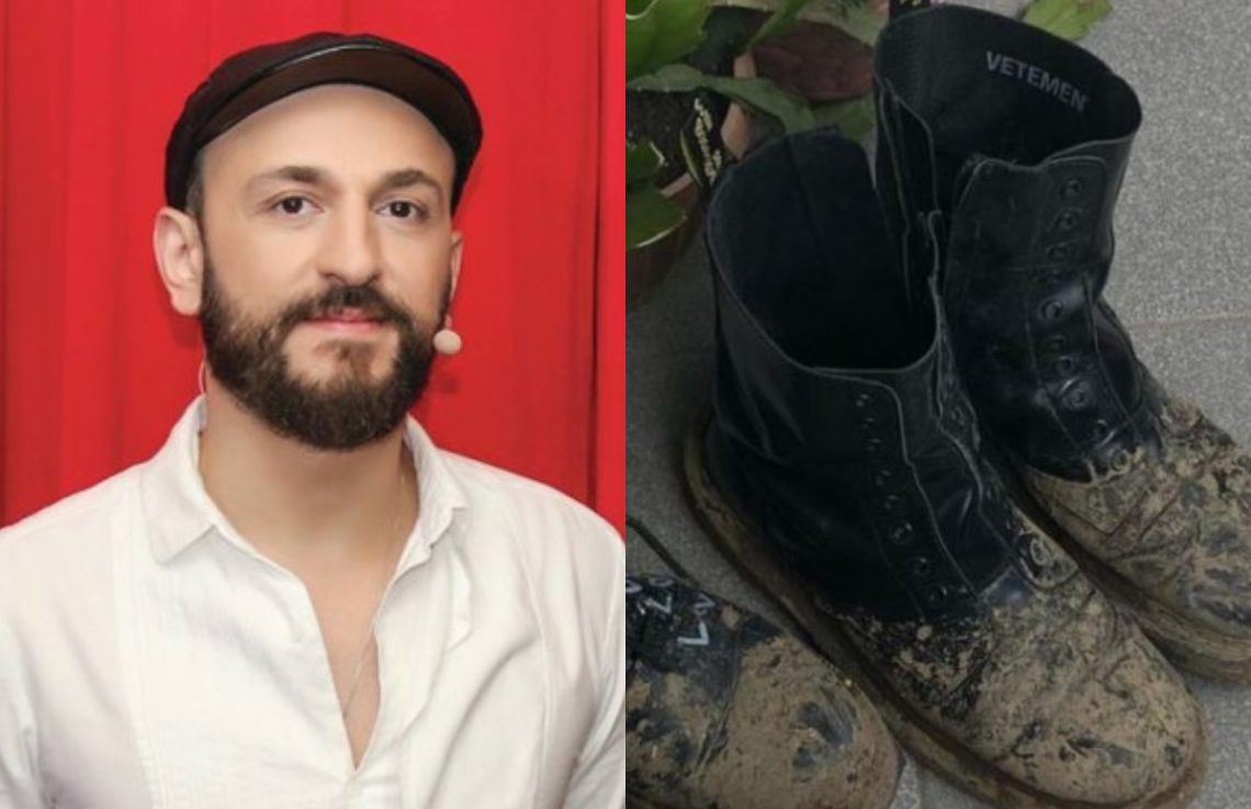 „ვერავინ ვერ მიხვდება რომ ასეთი დაქანცული ჩექმა შეიძლება იყოს ახალი“ – სტეფანე მღებრიშვილი გვასალიას ახალ კოლექციაზე