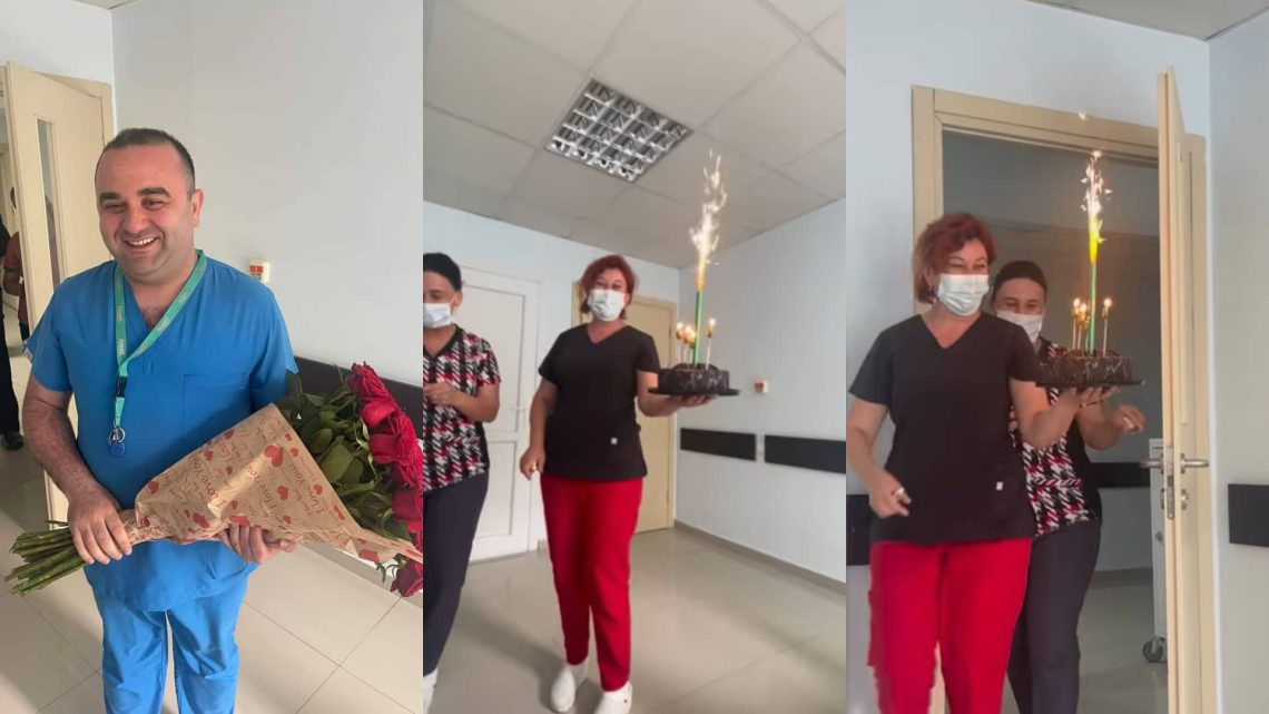 ლევან რატიანმა ნანუკა ჟორჟოლიანს ყვავილები მიართვა