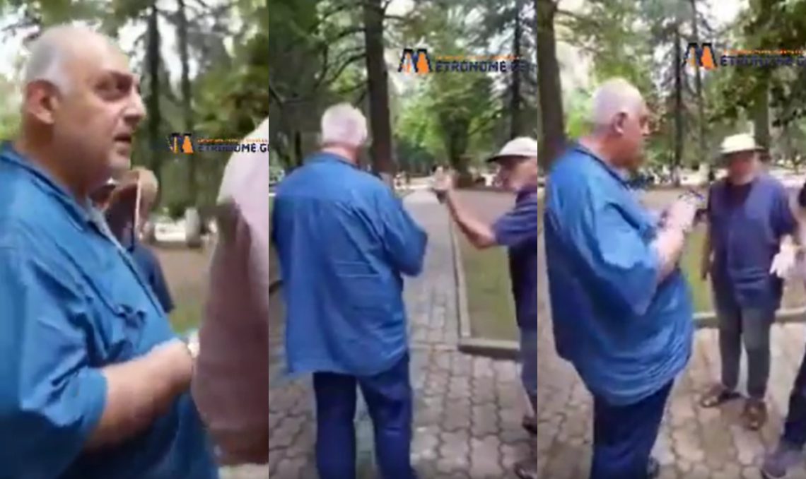 VIDEO – “რა გინდათ ბოვშებთან თქვეენ”- ბაბუმ სტუდენტები დაიცვა