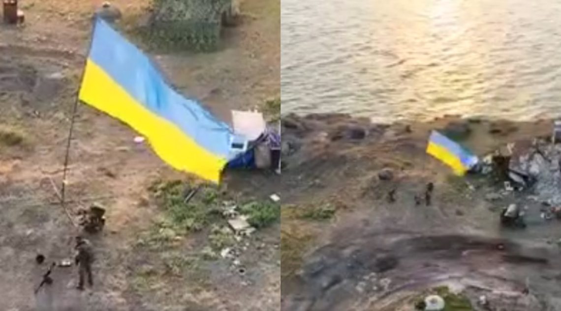 🎥VIDEO: კუნძულ ზმეინზე უკრაინის დროშა ფრიალებს