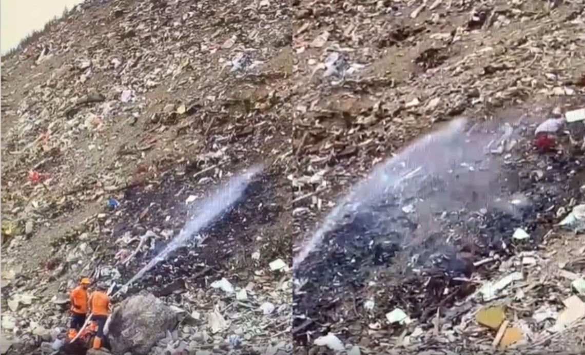 🎥VIDEO: საგანგაშო მდგომარეობა გლდანში – დღემდე მიმდინარეობს გლდანის ნაგავსაყრელზე  მიწისქვეშა წვა