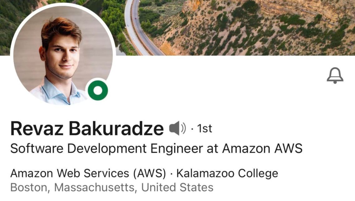 Amazon-ის გუნდს კიდევ ერთი ქართველი ახალგაზრდა შეუერთდა