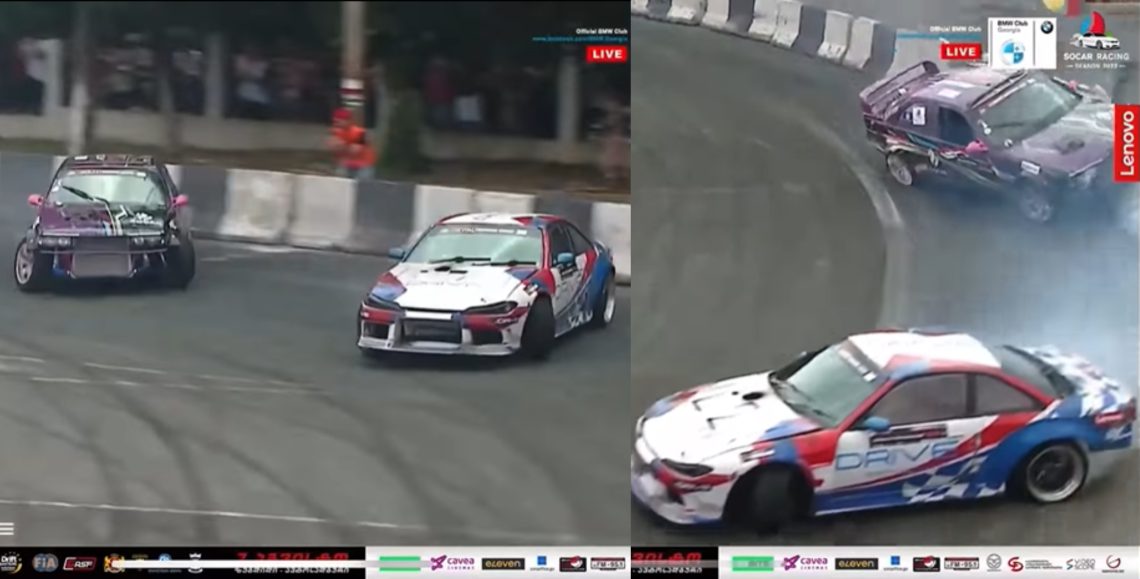 🎥VIDEO: მევლუდ მელაძე დრიფტისას მანქანით ამოტრიალდა