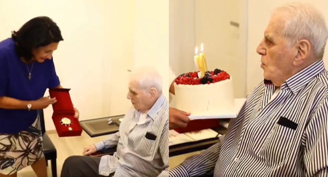 🎥VIDEO:  პრეზიდენტმა თენგიზ არჩვაძე ბრწყინვალების ორდენით დააჯილდოვა