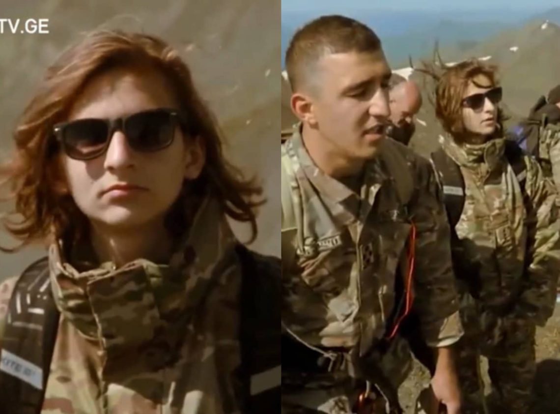 VIDEO: გიორგი ანწუხელიძის შვილთან ერთად ჯარისკაცებმა მწვერვალს გმირის სახელი უწოდეს