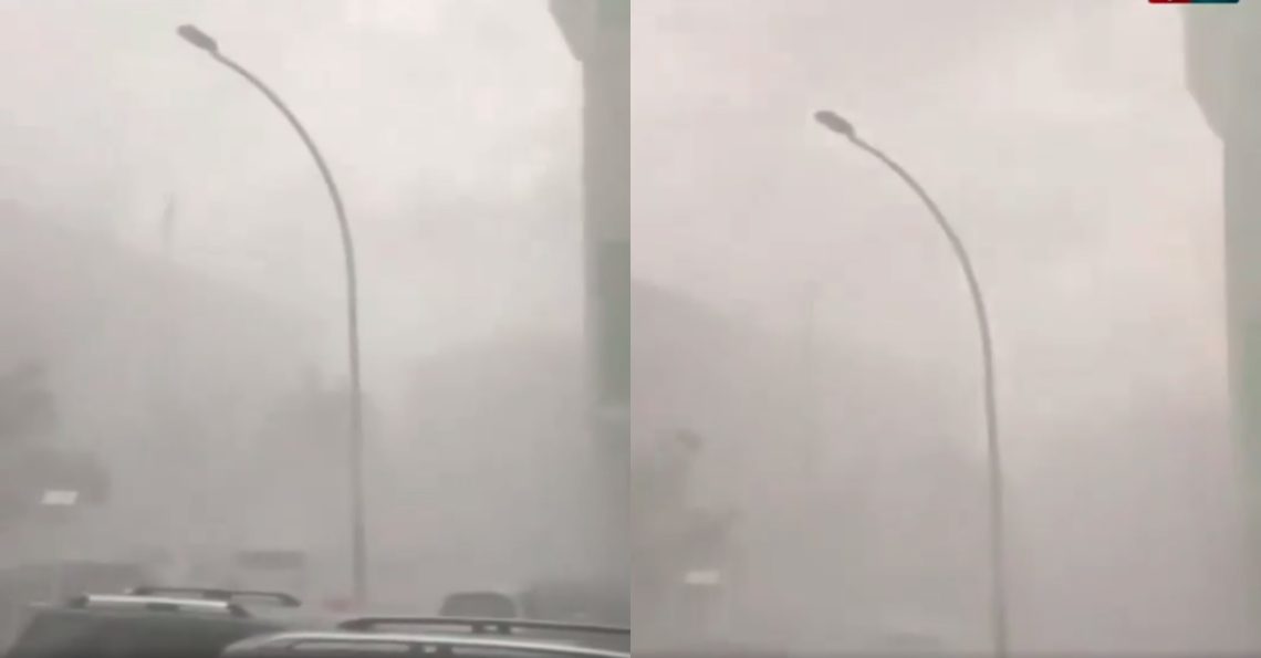 🎥ვიდეო: რამდენიმე წუთის წინ ბათუმს ქარიშხალმა გადაუარა