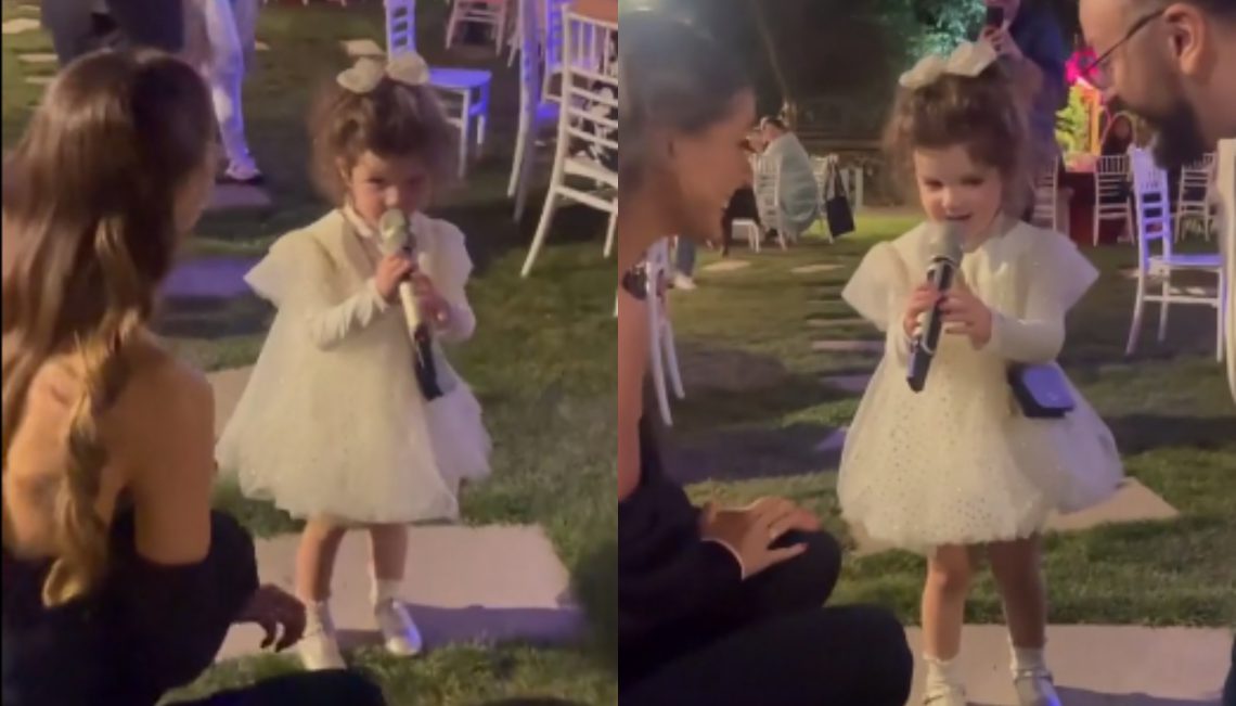 🎥VIDEO: ჯანეტ ქერდიყოშვილისა და ნოე სულაბერიძის შვილმა გალას ნათლობაში იმღერა