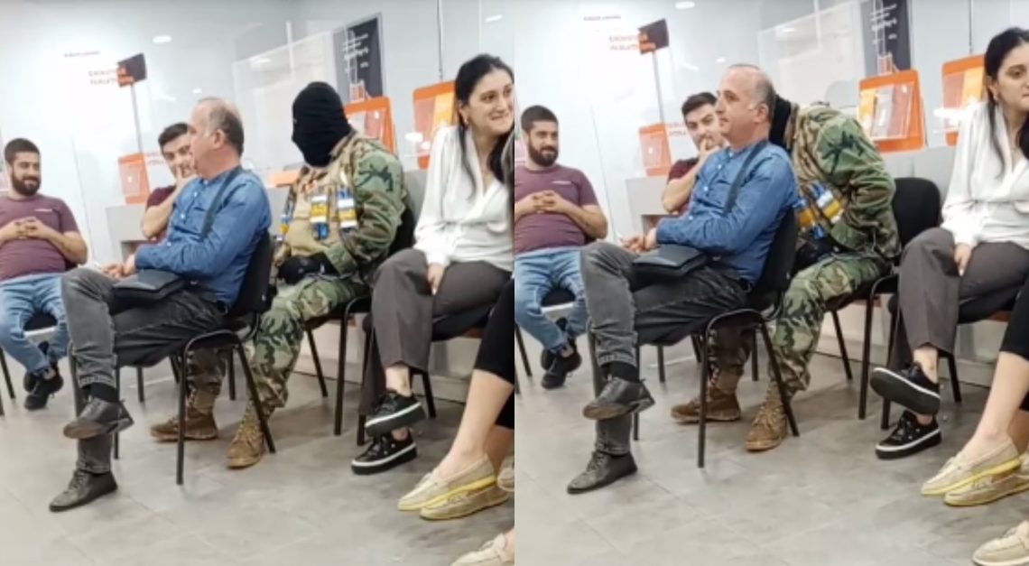 🎥ვიდეო: მძარცველმა სავარაუდოდ თავდაცვის მიზნით მძევლები შემოიკრიბა