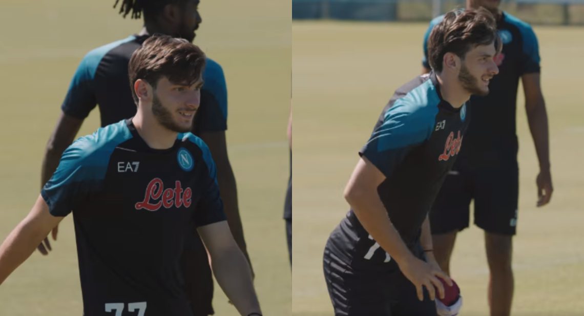 🎥ვიდეო: „მზადება შემდეგი გამოწვევისთვის“ – დღეს ხვიჩა კვარაცხელია „რეინჯერსს“ ეთამაშება