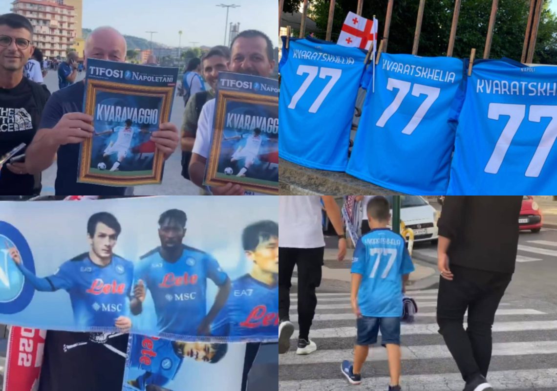 VIDEO: ამ წუთებში მთელი ნეაპოლი კვარაცხელიას პოსტერებითაა აჭრელებული