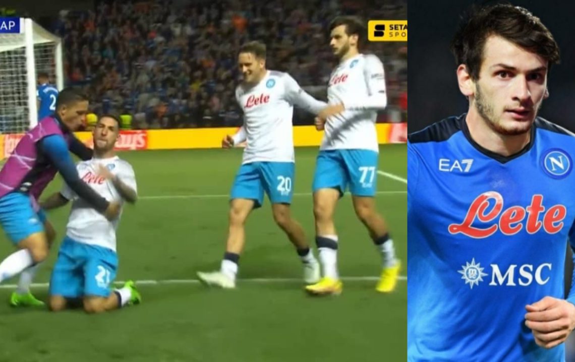 VIDEO:კვარას მოპოვებული პენალტით ჩემპიონთა ლიგაზე ნაპოლი სტუმრად რეინჯერსთან დაწინაურდა