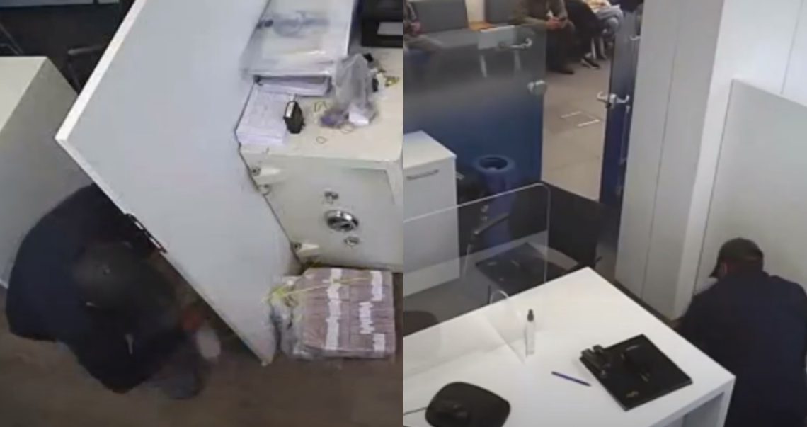 🎥ვიდეო: ქართველებმა თურქეთის ბანკიდან ტომრებით ფული გაიტაცეს