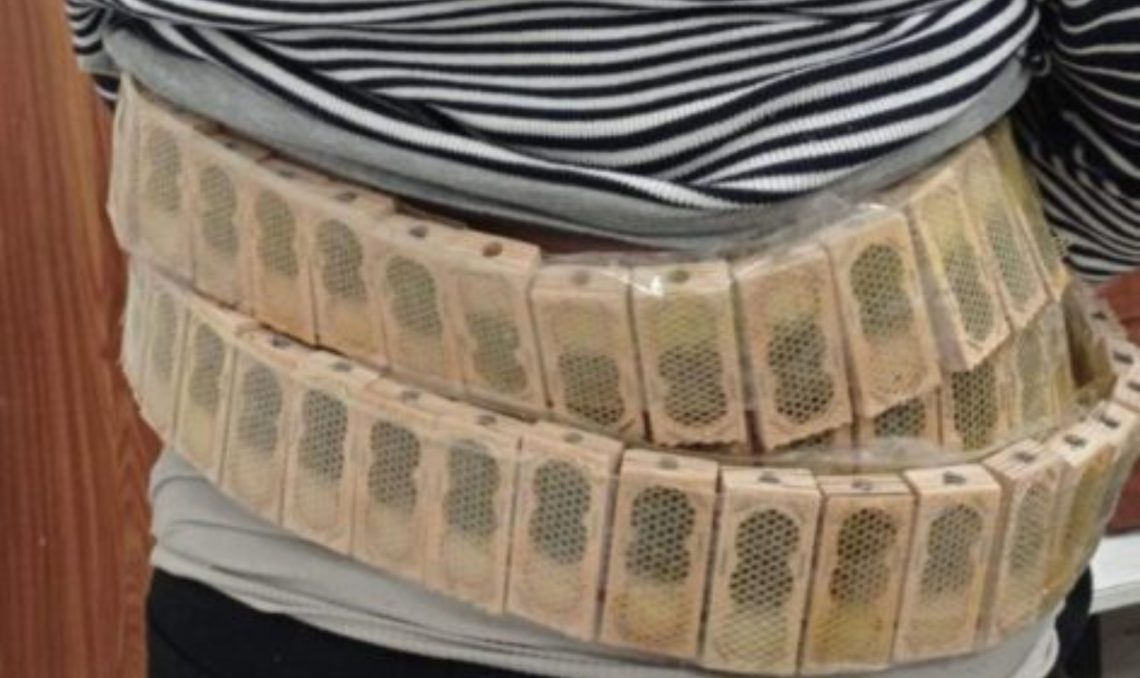 სხეულზე დამაგრებული 1 100 ფუტკარი – სარფის საბაჟოზე მამაკაცი არალეგალური თაფლით დააკავეს