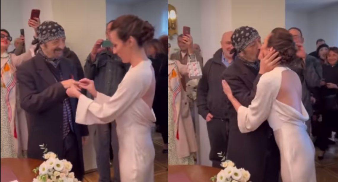 ვიდეო: “აკოცა, აკოცა” – მომენტი დათო ევგენიძის ქორწილში, რომელზეც მთელი საქართველო საუბრობს