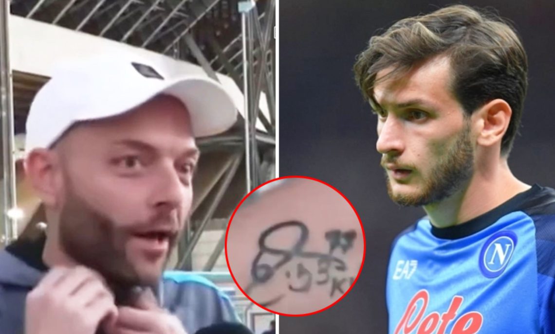 ვიდეო: “ნაპოლის” იტალიელმა გულშემატკივარმა კვარაცხელიას ავტოგრაფი ტატუდ ამოისვირინგა