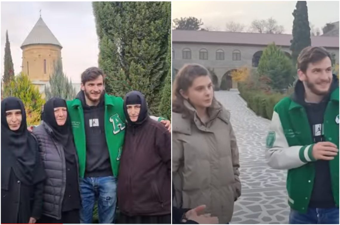 ხვიჩა კვარაცხელია შეყვარებულთან ერთად სამთავროს მონასტერს ესტუმრა – პოზიტიური კადრები