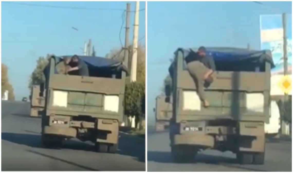 VIDEO: მთვრალმა რუსმა სამხედროებმა ერთმანეთი სცემეს