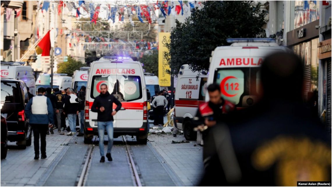აფეთქება მოხდა სტამბოლის მთავარ ქუჩაზე, არიან დაშავებულები