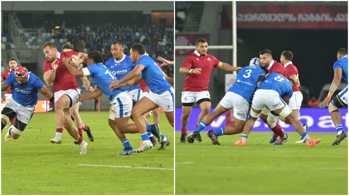 საქართველოს ნაკრები სამოასთან მძიმე ბრძოლაში დამარცხდა