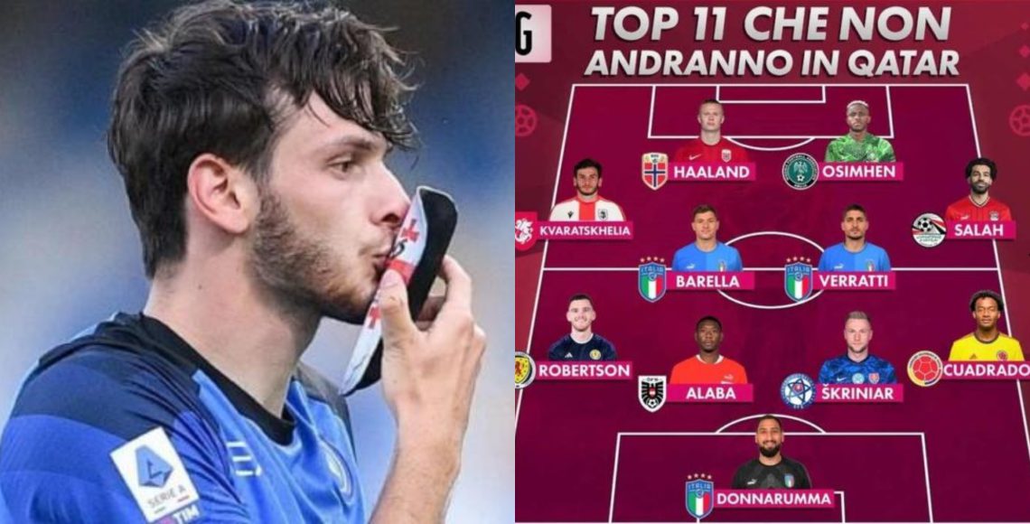 კვარაცხელია La Gazzetta dello Sport – ის შედგენილ სიმბოლურ ნაკრებში