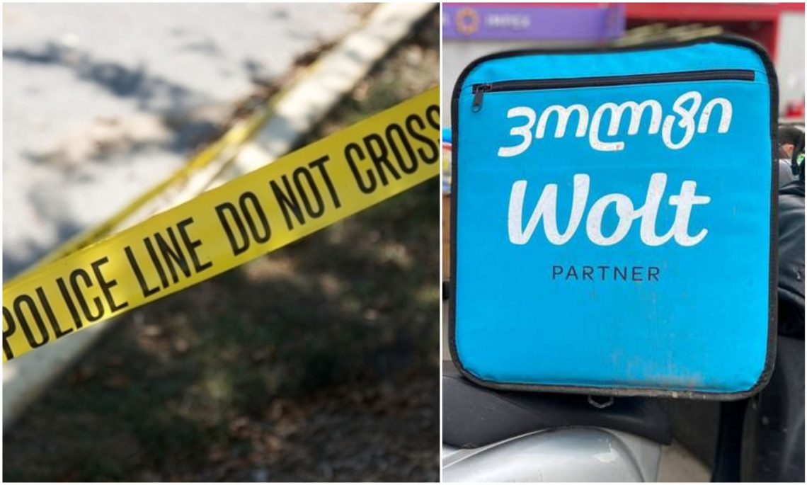 სარაჯიშვილის მეტროსთან “ვოლტის” კურიერს ავტომობილი დაეჯახა