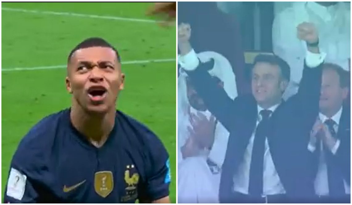 2 გოლი 2 წუთის შუალედით – ემანუელ მაკრონის რეაქცია, როდესაც მბაპემ გოლი გაიტანა და შემდეგ ანგარიში გაათანაბრა