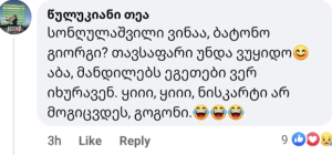 "ყიი ყიი ნისკარტი არ მოგიცივდეს გოგონი"- კულტურის მინისტრი მოქალაქეს