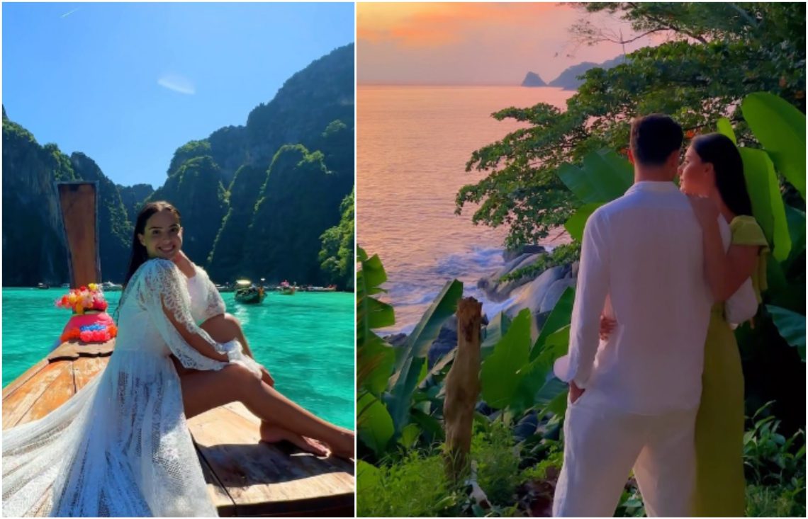 “ზღაპრული თაფლობის თვე” – ნახეთ როგორ ისვენებს მოდელი მარიამ გველესიანი მეუღლესთან ერთად ტაილანდში