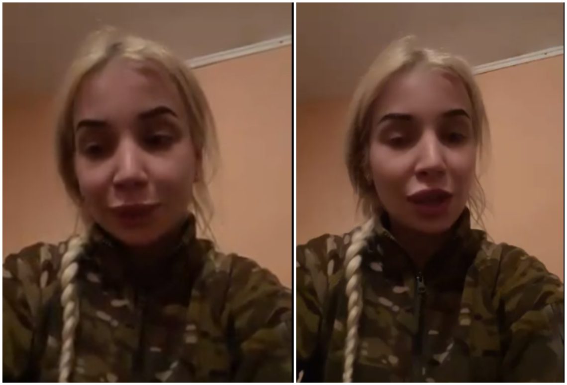 VIDEO: ქართველი ჯარისქალის სპეციალური მიმართავა უკრაინის ფრონტის ხაზიდან