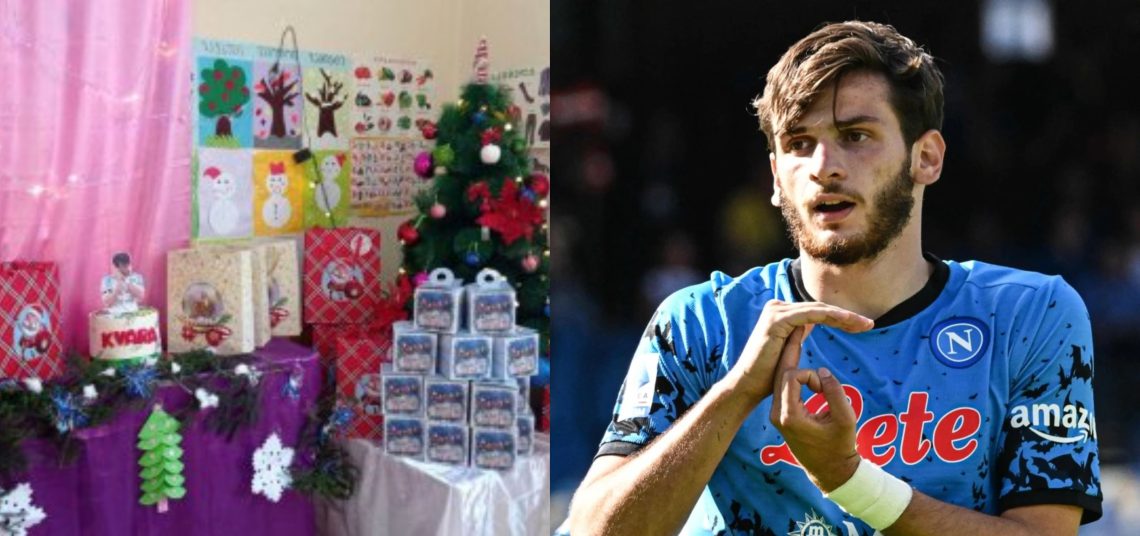 📷 ხვიჩა კვარაცხელიამ თანასოფლელ ბავშვებს საახალწლო სიურპრიზი მოუწყო