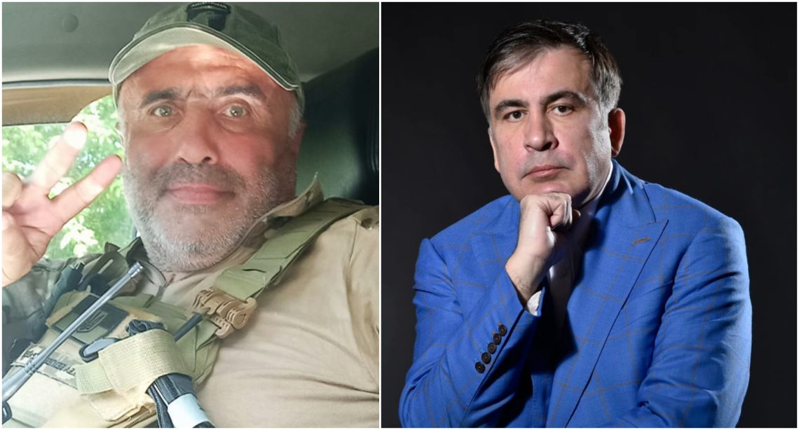 ვანო ნადირაძე სააკაშვილთან ერთად ბახმუტში გადაღებულ ფოტოს აქვეყნებს
