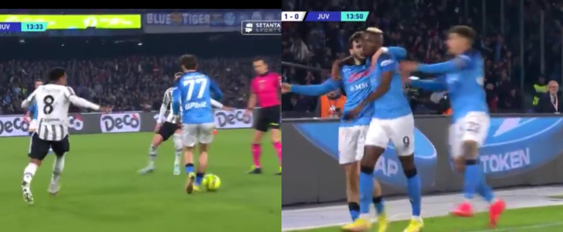 🎥ვიდეო:ხვიჩას მაკრატელა და ოსიმენის გოლი- კვარაშოუ გრძელდება