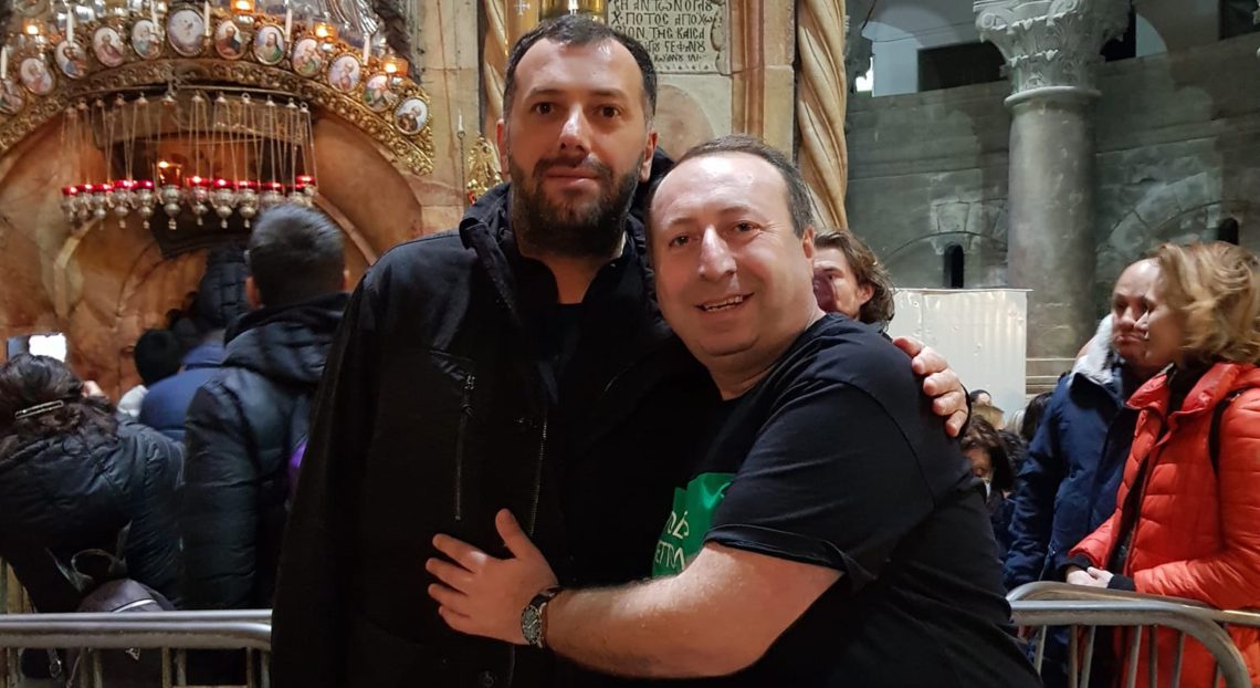 PHOTO: პეტრე კოლხი და დათო ლიკლიკაძე ახალ წელს იერუსალიმში აღნიშნავენ